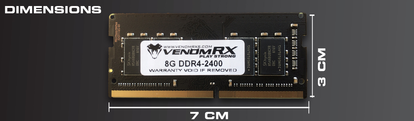 Venomrx SODIMM DDR4-2400 8Gb – ToniX Computer