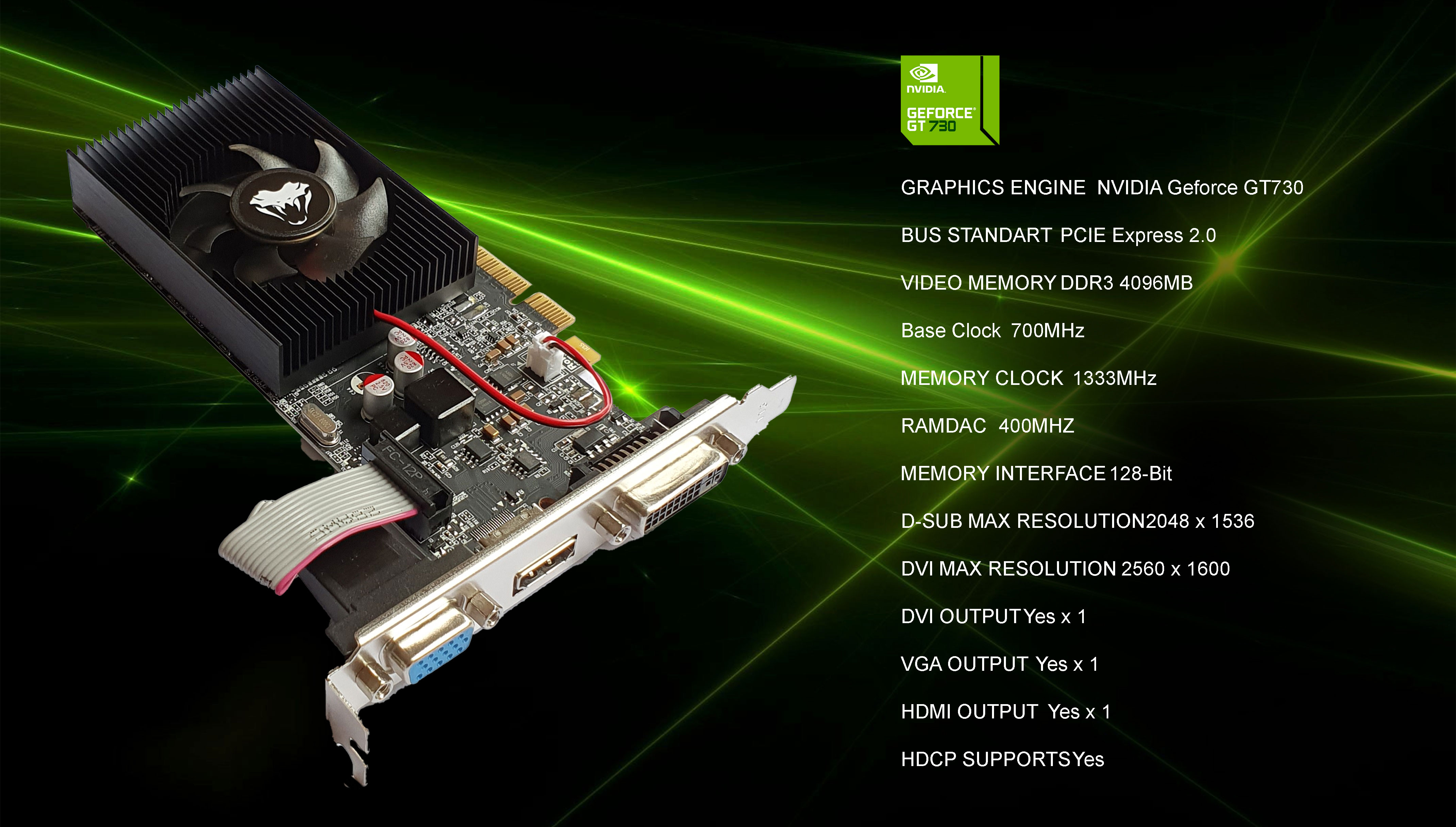 Colorful GeForce GT 730 4GB GDDR3