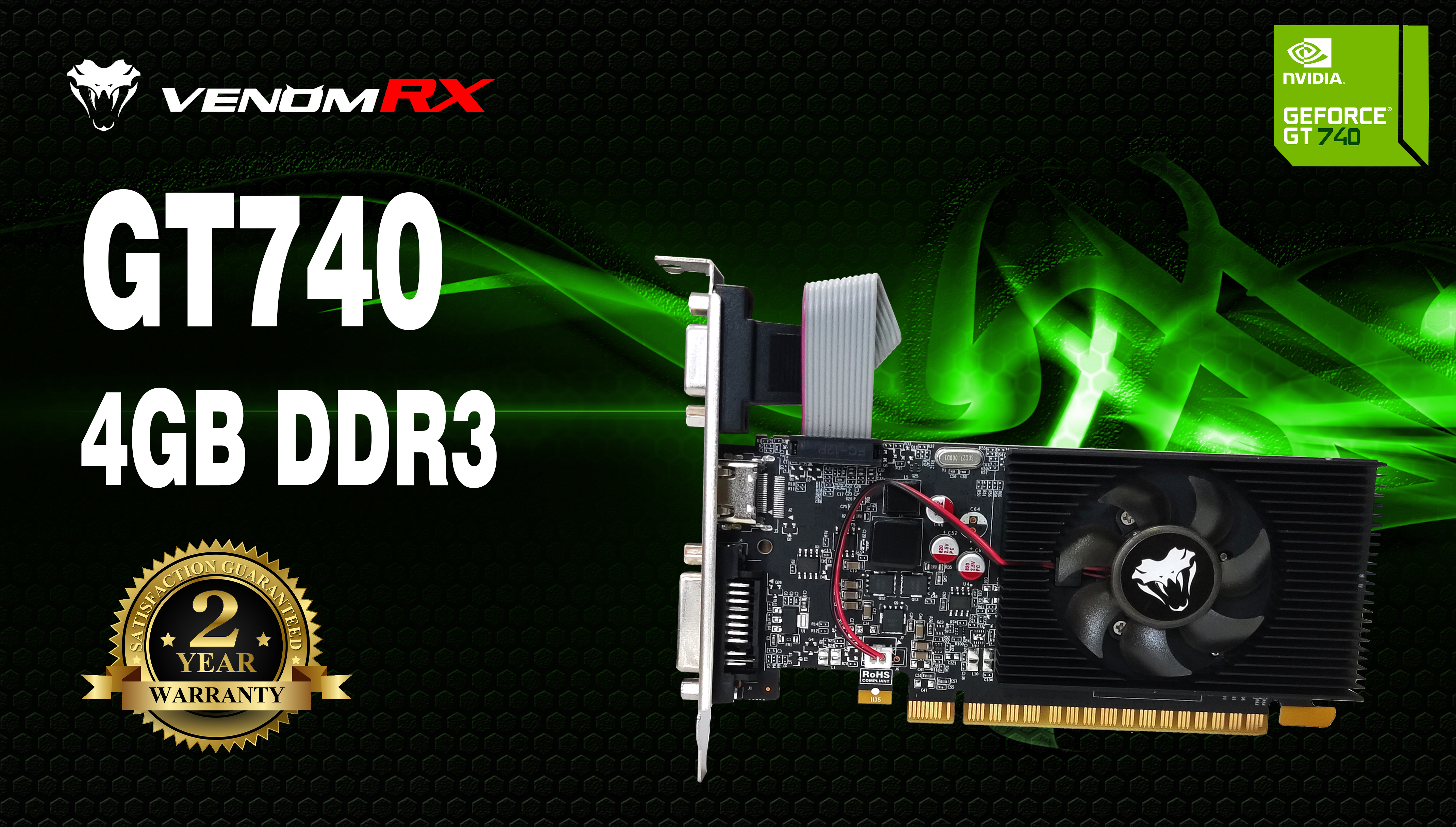 GT740 2GB & 4GB DDR5 – VenomRX