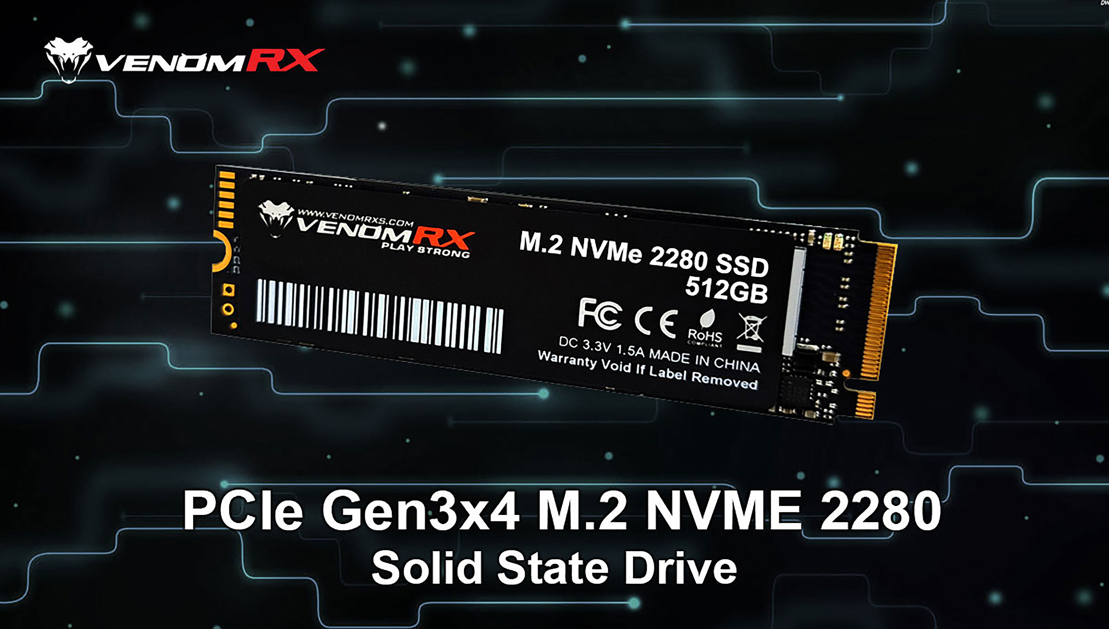 VRX SUPER M 2 NVME 2280 SSD VenomRX
